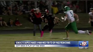 Southern Boone's Evans, Dapkus win Week 9 SZFF play of the week