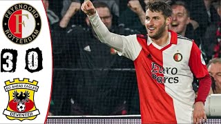 Feyenoord vs Go Ahead Eagles 3-0 Highlights 2023/2024