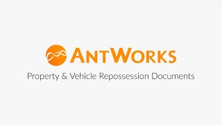 Repossession Documents Demo - AntWorks | CMR+