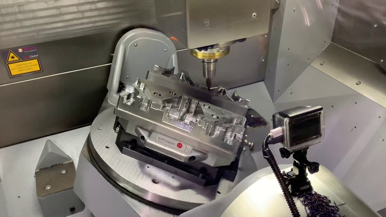 Mesmerizing 5 Axis CNC Machining Tool Path - YouTube