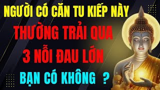 Người Có Căn Tu Kiếp Này Thường Trải Qua 3 Nỗi Đau Lớn _Bạn Có Không ? Tu Tâm Tĩnh Lặng