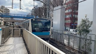 京浜東北線 快速 南浦和行き 大井町駅 着発3