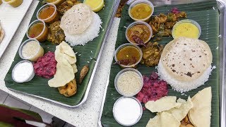 Naan, Chapati, Roti. Cooking Indian Bread. Singapore Street Food