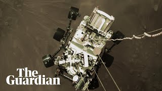 Footage of Perseverance rover landing on Mars released by Nasa