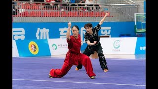 Double Nan Quan 双人南拳 第9名 广东队 杨钰玲 郑楚欣 8.20分 2019年全国武术套路冠军赛(传统项目) wushu kungfu