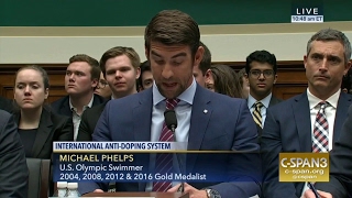 Michael Phelps Testifies Before Congress