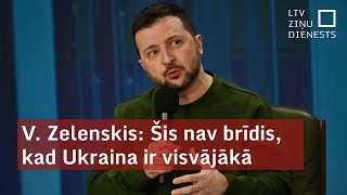 Ko par situāciju frontē un nākotni saka Ukrainas prezidents Volodimirs Zelenskis?