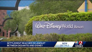 Settlement reached in lawsuit between Florida Gov. Ron DeSantis and Disney