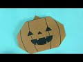 【ハロウィン折り紙】超簡単！5回で折れるかぼちゃの折り方　 pumpkin origami halloween break at 5 times