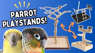 Parrot Playstands - All About Play Stands for Pet Birds | BirdNerdSophie AD