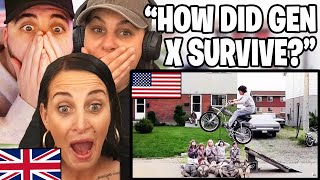 British Family Reacts to The Dangers Gen X Faced In America!