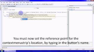 DropDown Button - Visual Basic 2008