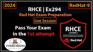RHCE EX 294 Exam Preparation Live Session Tips, Tricks, and Expert Guidance #rhce #2024 #rhel9