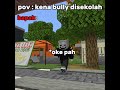 Anak pendiam ketika dibully💀 #minecraft