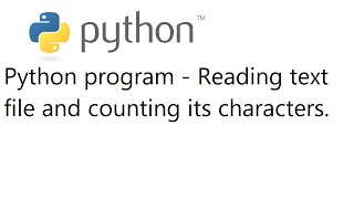 Python - read text file and count letters