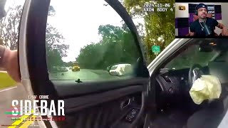 Officer Crashes Patrol Car While Watching P*rn