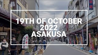 【19th October 2022】4K Asakusa Kappabashi Walking Tour View of Tokyo Skytree / 浅草合羽橋歩く　東京スカイツリー