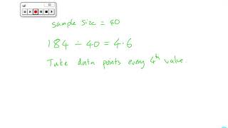 Taking a systematic sample using Excel