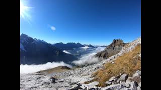 Time Lapse - View of Engelberg Valley from the Hiking Path Up to Wissberg