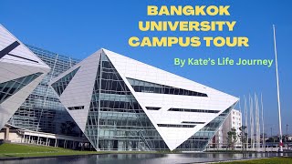 Bangkok University campus tour with Kate!