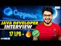Capgemini Java Developer Interview Experience & Questions [ 17 LPA+ ]