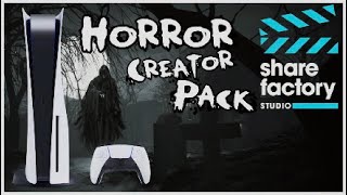 PS5 Sharefactory Studio Creator Pack HORROR