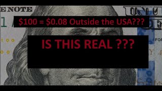 The BEST argument you will EVER see for global DE-DOLLARIZATION.    The True Cost of a $100 Bill.