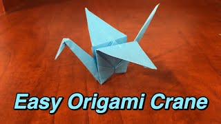 Easy paper crafts for kids - Easy Origami Paper Crane