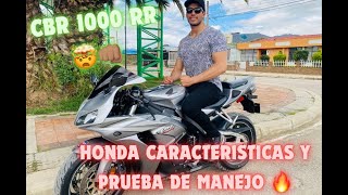 HONDA CBR 1000 RR  CARACTERISTICAS Y PRUEBA DE MANEJO