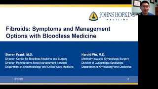 Uterine Fibroids: Symptoms and Management Options with Bloodless Medicine Webinar