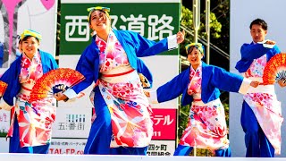 周防紅華連（こあこいろ）・YOSAKOIさせぼ祭り（名切お祭り広場会場 ）