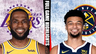 LA Lakers vs Denver Nuggets | Full game highlights | September 18, 2020 Game 1