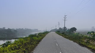 One of the most beautiful road in Chandpur || বেড়িবাঁধ রোড, মতলব, চাঁদপুর