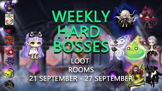 [GMS Reboot] Weekly Hard Bosses - Loot Rooms (21 September - 27 September) [2023]