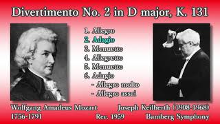 Mozart: Divertimento No. 2, Keilberth \u0026 BambergS (1959) モーツァルト ディヴェルティメント第2番 カイルベルト