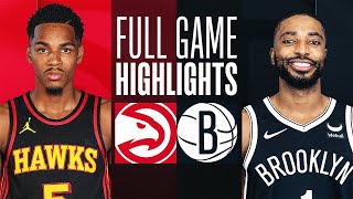 HAWKS at NETS | FULL GAME HIGHLIGHTS | March 2, 2024