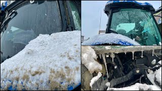 FROZEN TRACTOR 🥶 Cleaning the COOLEST Tractor Ever! #satisfying #deep #clean #asmr