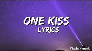 Calvin Harris,dua lipa-one kiss(lyrics)