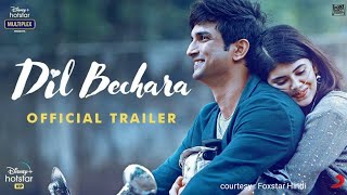 Dil Bechara Official Teaser | Dil Bechara Trailer Original | Sushant Singh Rajput | Sanjana Sanghi