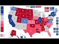 trump crushes harris in latest polls new 2024 election map