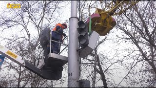 У Полтаві встановлюють блоки безперебійного живлення на світлофорних об’єктах