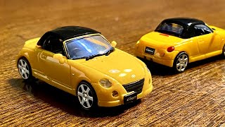 【ミニカー 開封 組立】ダイハツ コペン【1/64 スケール】DAIHATSU Copen LA-L880K【ガチャ】ホビーガチャ 【価格:400円(税込)】※ディタッチャブルトップ