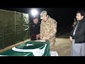 funeral prayers of major muhammad owais shaheed was offered in miran shah. ispr