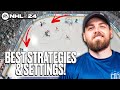 BEST NHL 24 SETTINGS AND STRATEGIES!