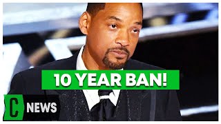 Will Smith Banned for 10 Years From Oscars and Academy Events
