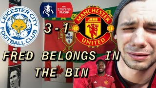 LEICESTER CITY 3-1 MANCHESTER UNITED FA CUP - FAN REACTION RAGE HIGHLIGHTS | OLE OUT? |