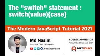 020 | Switch Statement, Switch, Case, Break, Default | The Modern JavaScript Tutorial