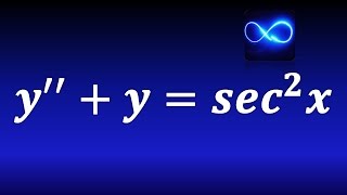 135. Non-homogeneous ODE, VARIATION OF PARAMETERS, with square secant