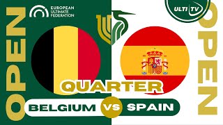 Belgium vs Spain — OPEN Quarter Final — European Ultimate Championships #EUC2023