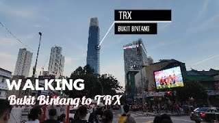 Walking from Bukit Bintang to TRX l 4K l DJI Osmo Pocket 3